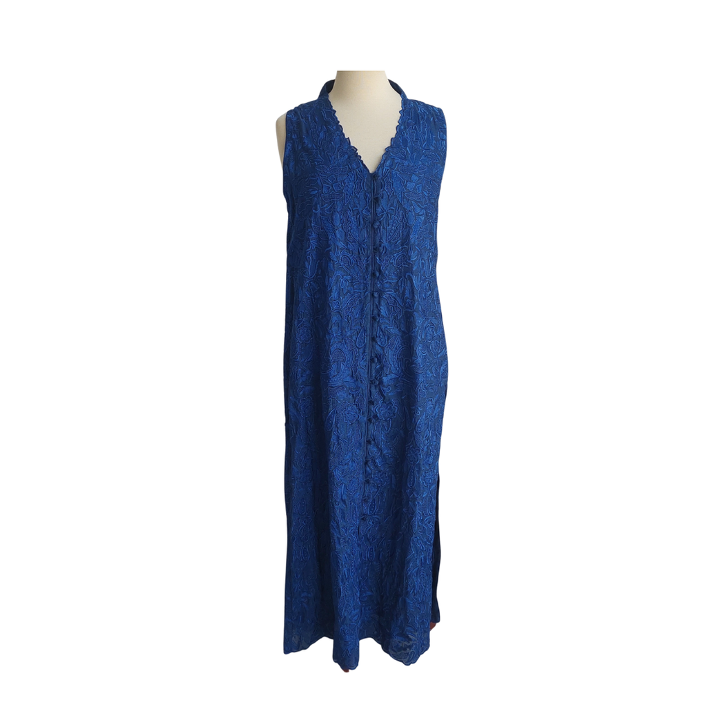 Ayesha Somaya Blue Embroidered Co-ord Set | Like New |