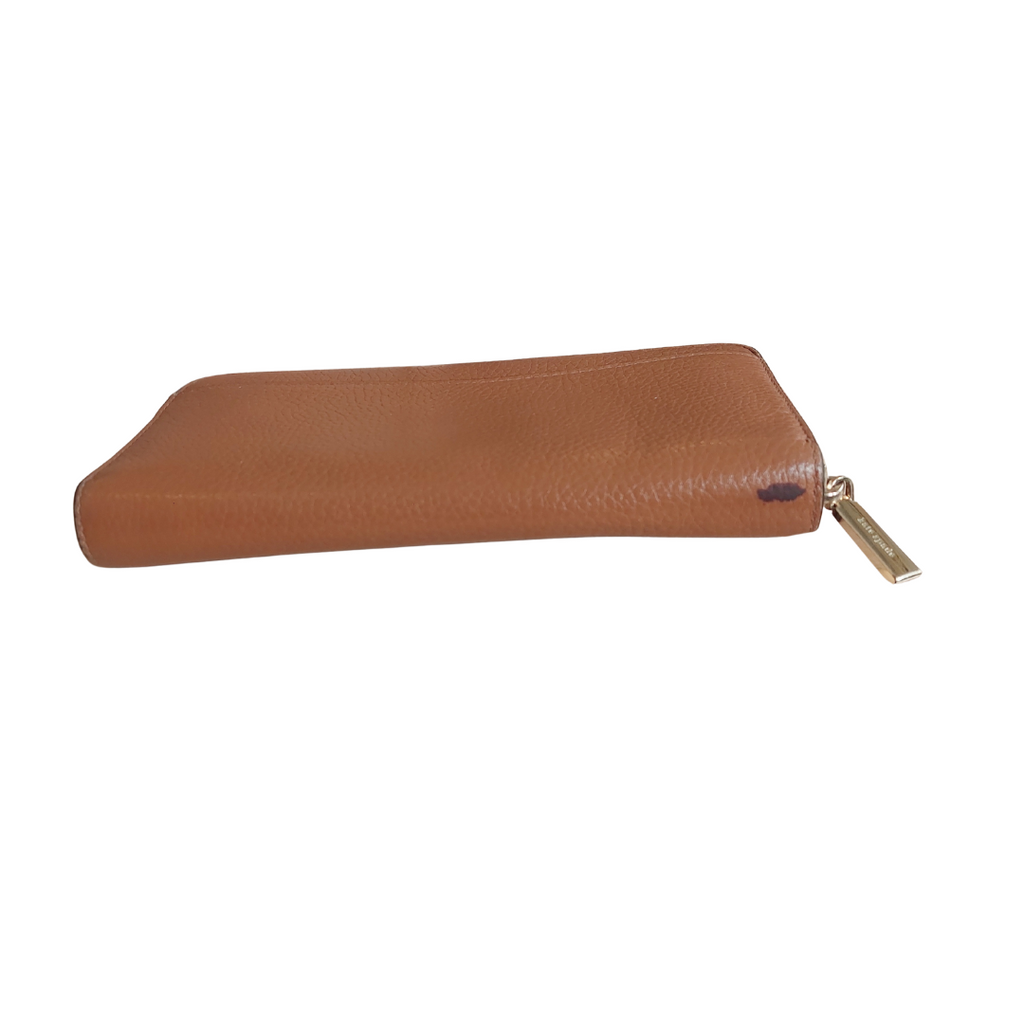 Kate Spade Brown Leather 'Leila' Large Continental Wallet | Pre Loved |