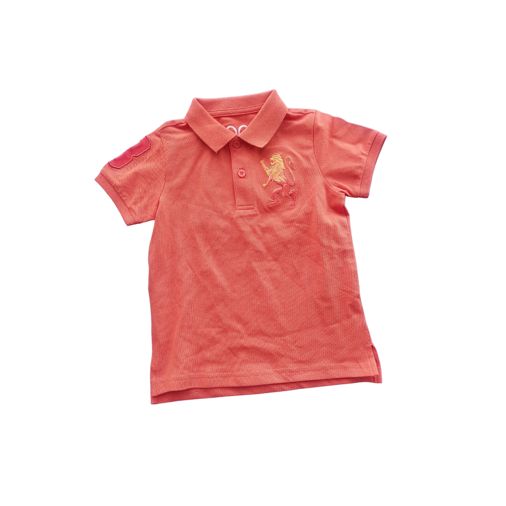 Giordano Junior Orange Polo Shirt (4 Years) | Brand New |