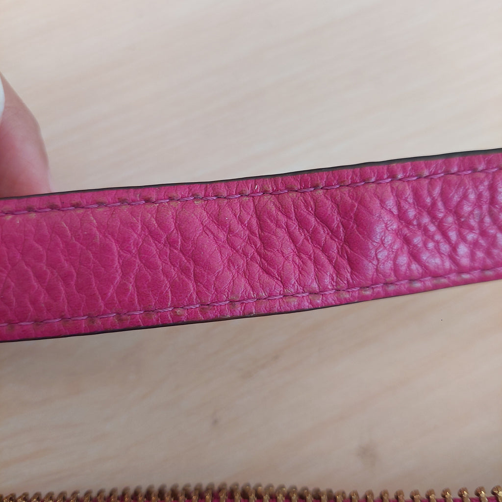 Michael Kors Fuchsia Pink Leather Shoulder Bag | Pre Loved |