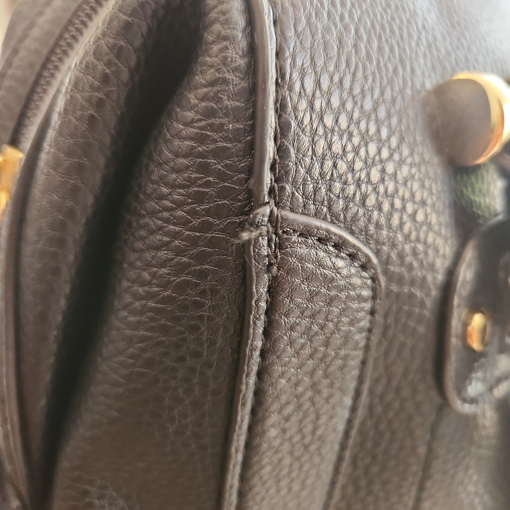Jasper Conran Black Leatherette Handbag | Pre Loved |