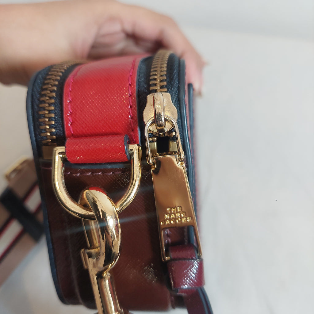 Marc Jacobs 'New Cranberry Multi' Snapshot Crossbody Bag | Gently Used |