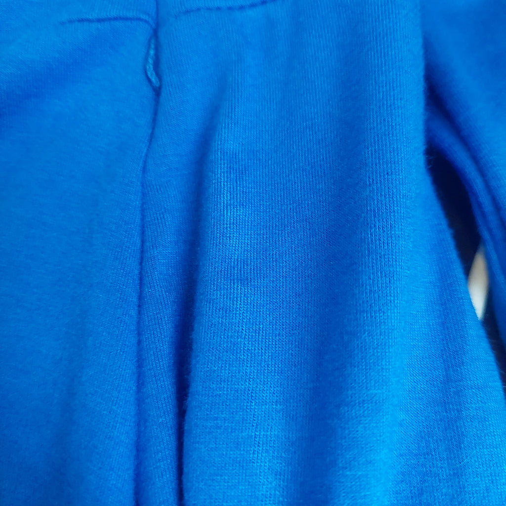 Amelia Electric Blue Crossover Midi Dress | Brand New |