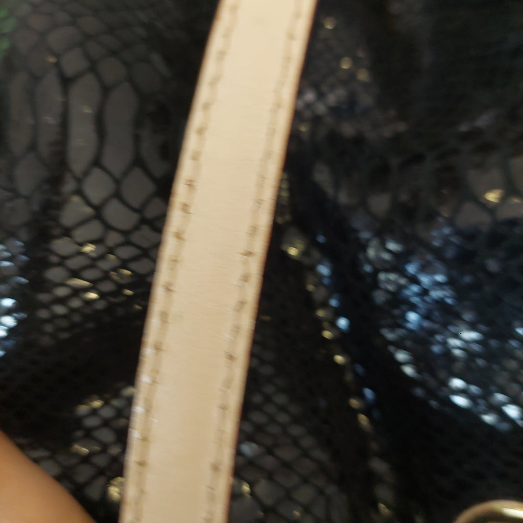 Michael Kors Python Embossed Shoulder Bag | Pre Loved |