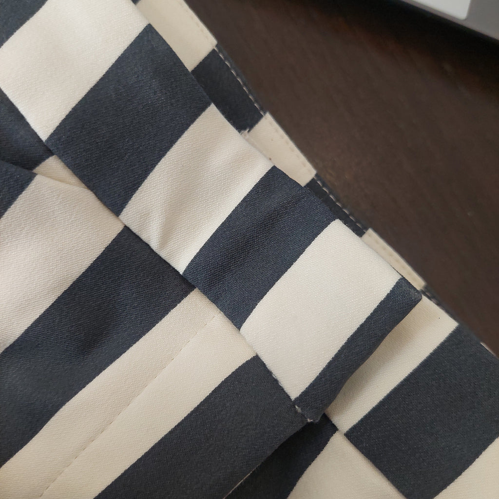 Mango Blue & White Striped Pants | Gently Used |