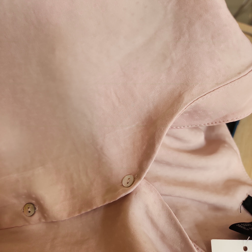 H&M Blush Pink Cap-sleeves Blouse | Brand New |