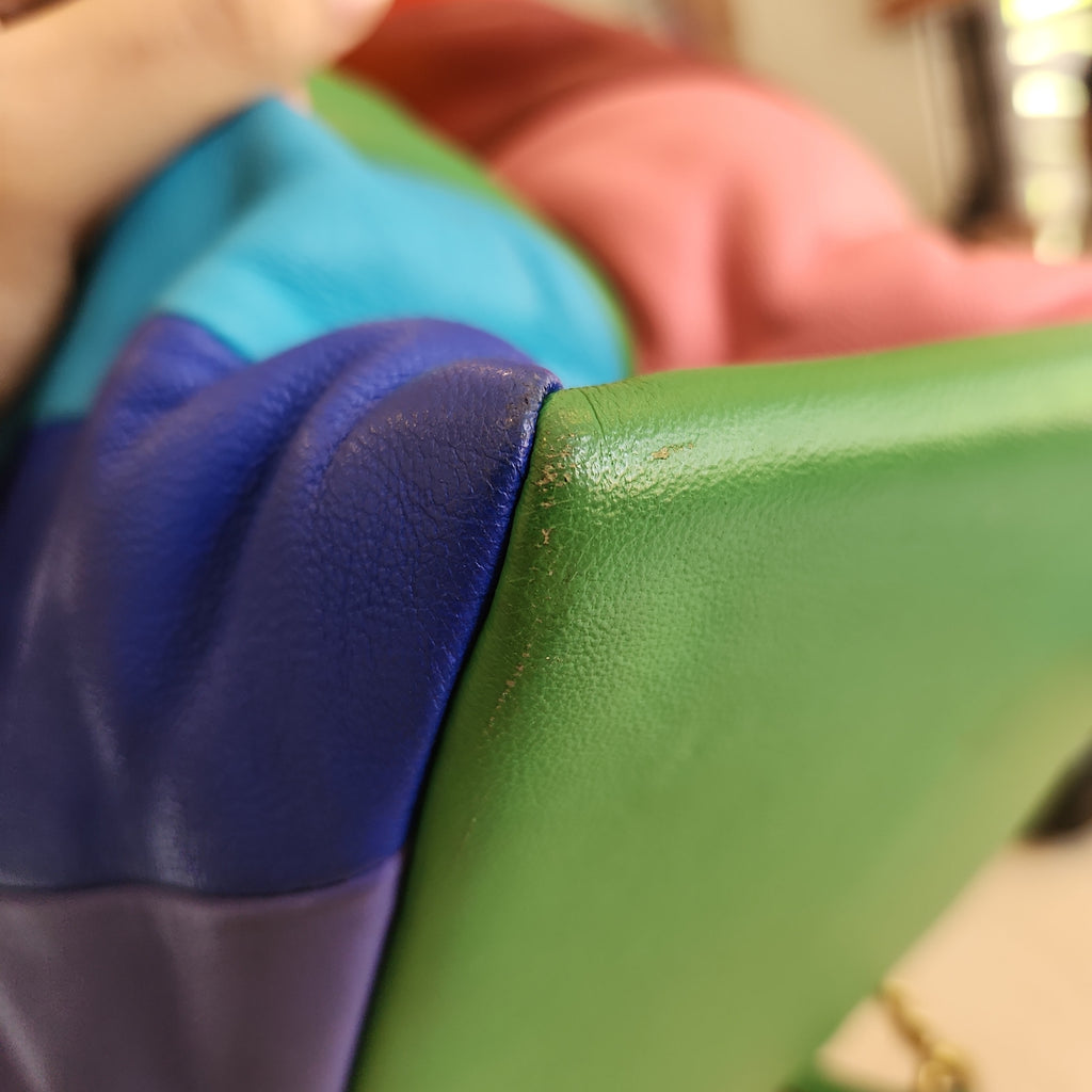 Kurt Geiger Rainbow XXL Kensington Leather Shoulder Bag | Pre Loved |