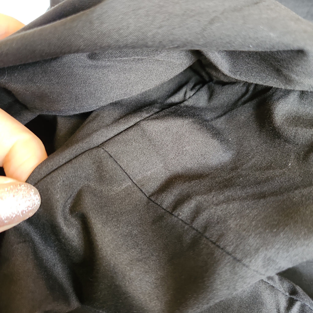 Jennyfer Black Collared Cotton Shirt | Pre Loved |