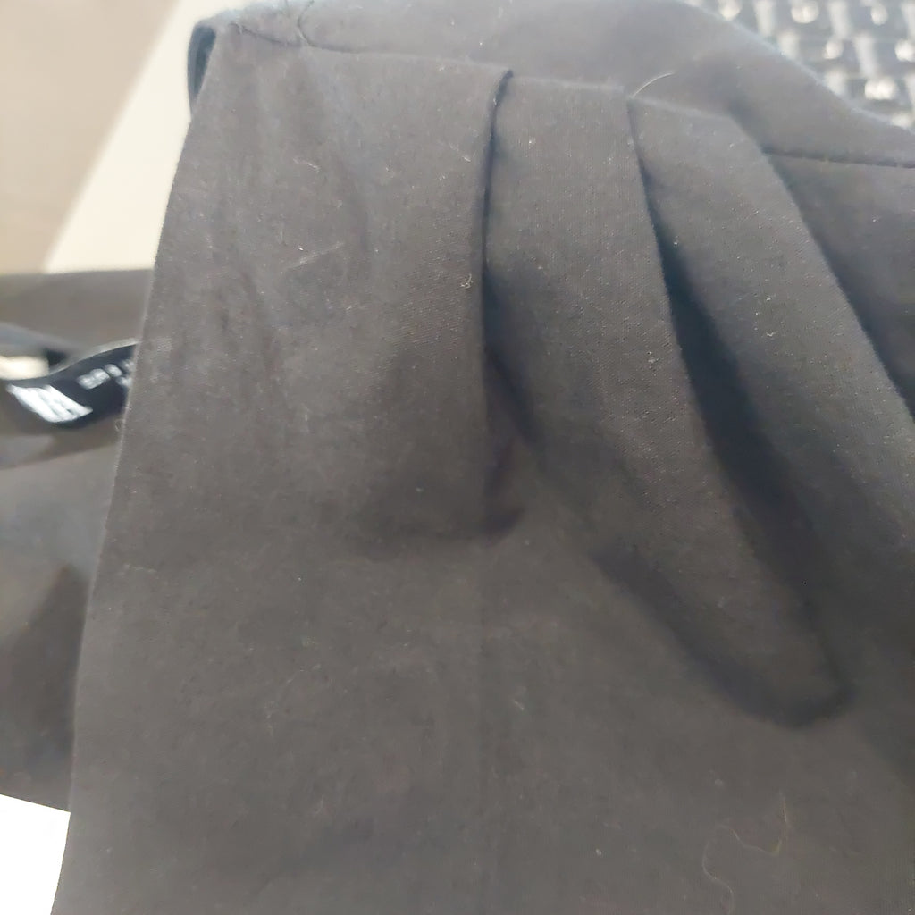 ZARA Black Puffy Sleeves Peplum Top | Brand New |