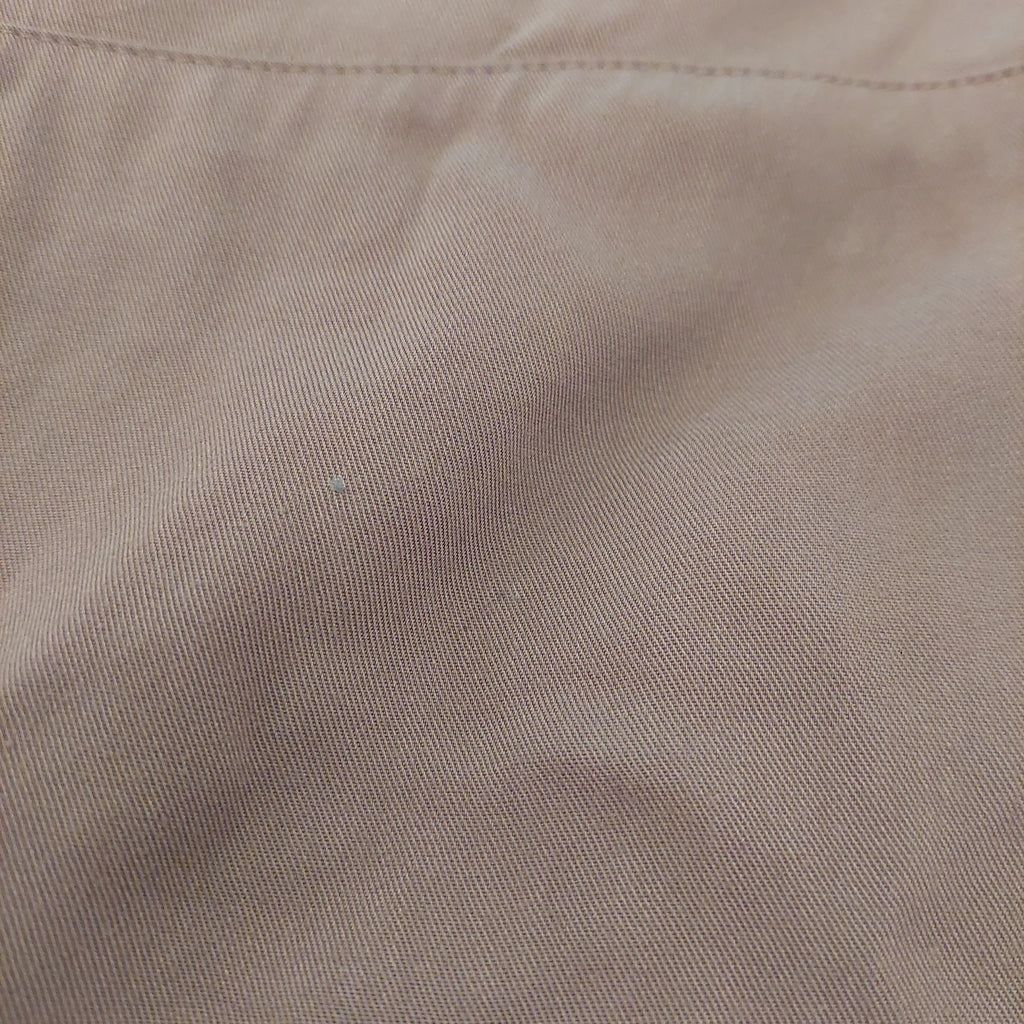 ZARA Khaki Pearl Embellished Collared Shirt | Gently Used |