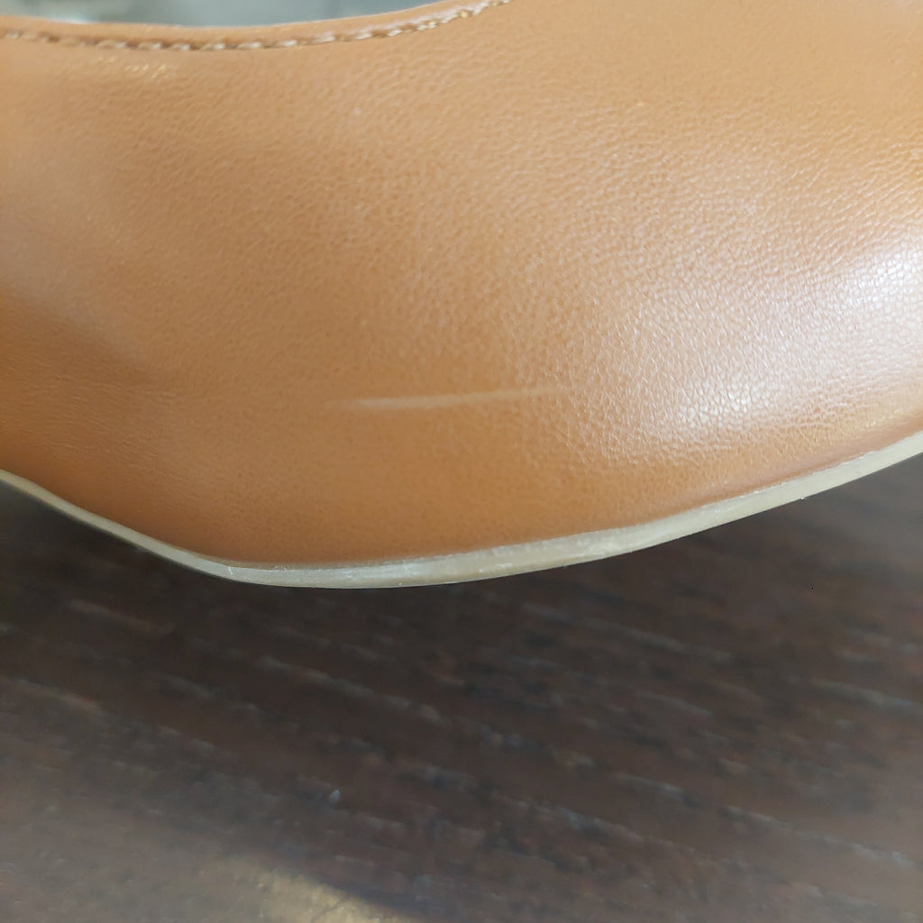 Alfani Tan Pointed Slingback Heels | Gently Used |