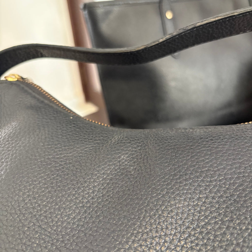Kate Spade Black Pebbled Leather Shoulder Bag | Pre Loved |