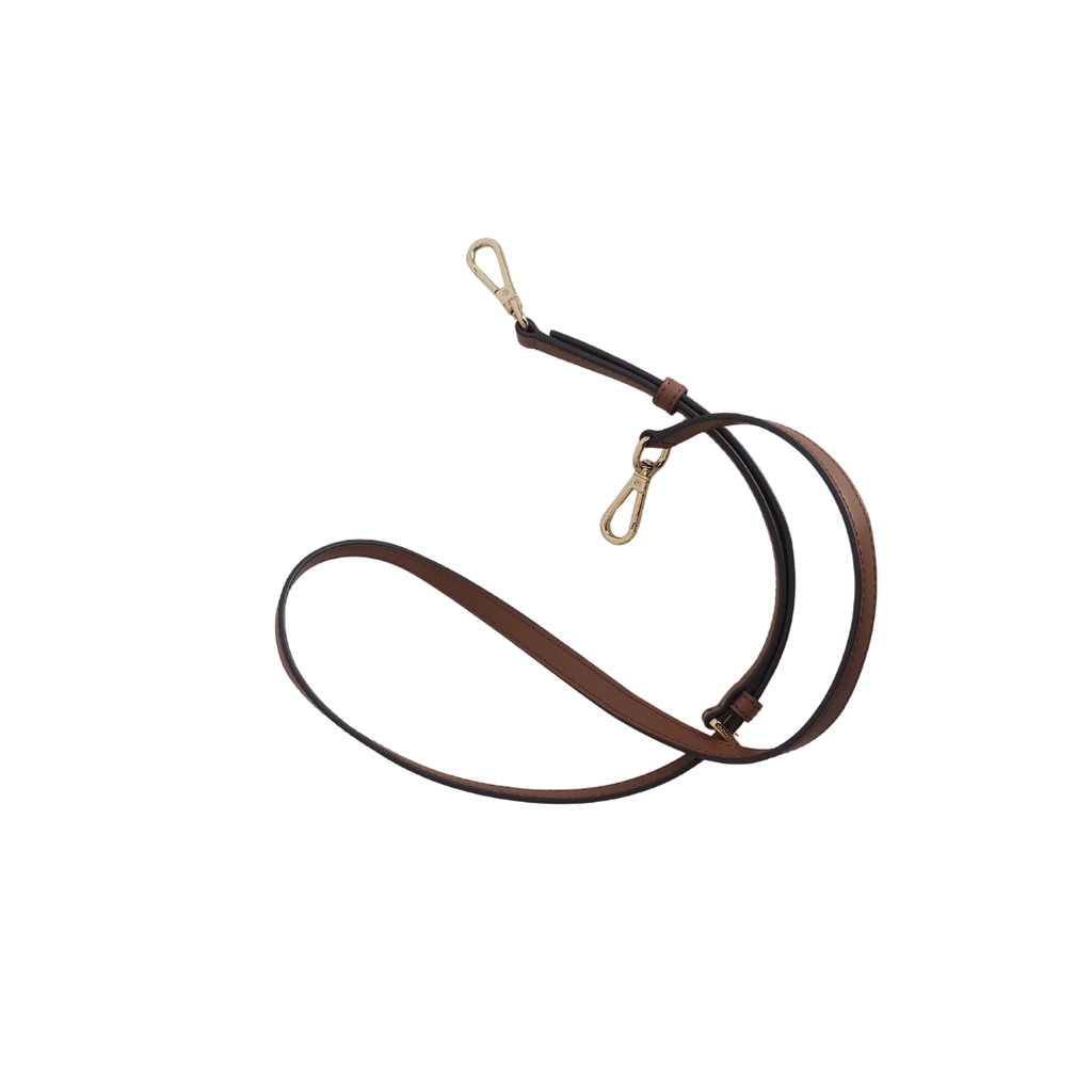 Michael Kors Brown Signature Leatherette Reed Satchel Bag | Gently Used |