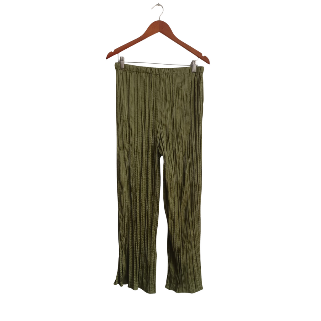Max Green Crinkled Satin Co Ord Set | Brand New |