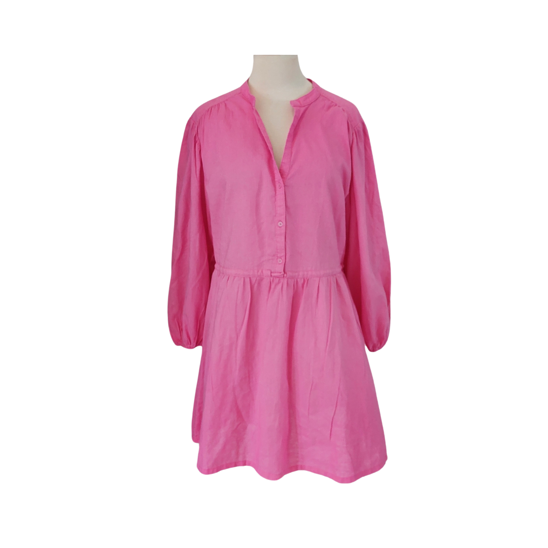 H&M Pink Knee-length Cotton Dress | Like New