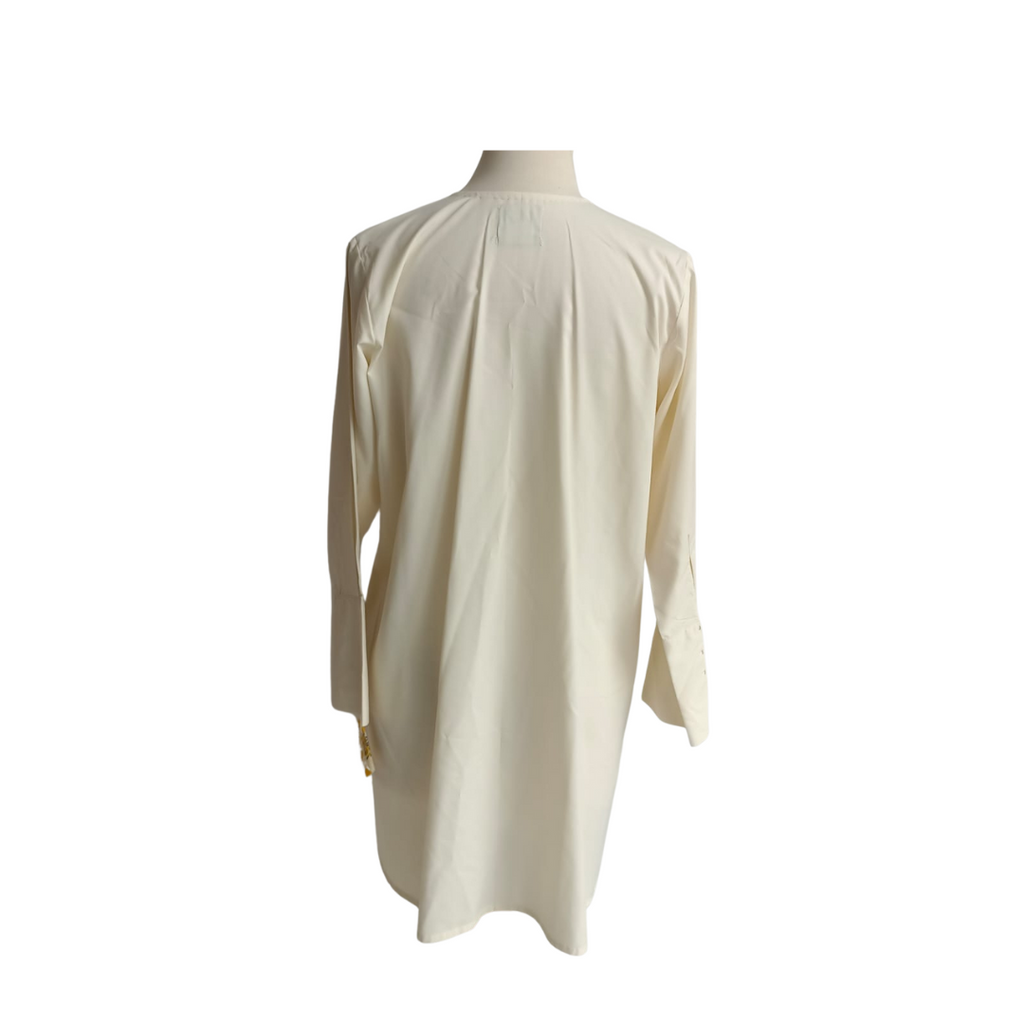 Uzma Sattar Cream Solid Co-ord Set | Like New |
