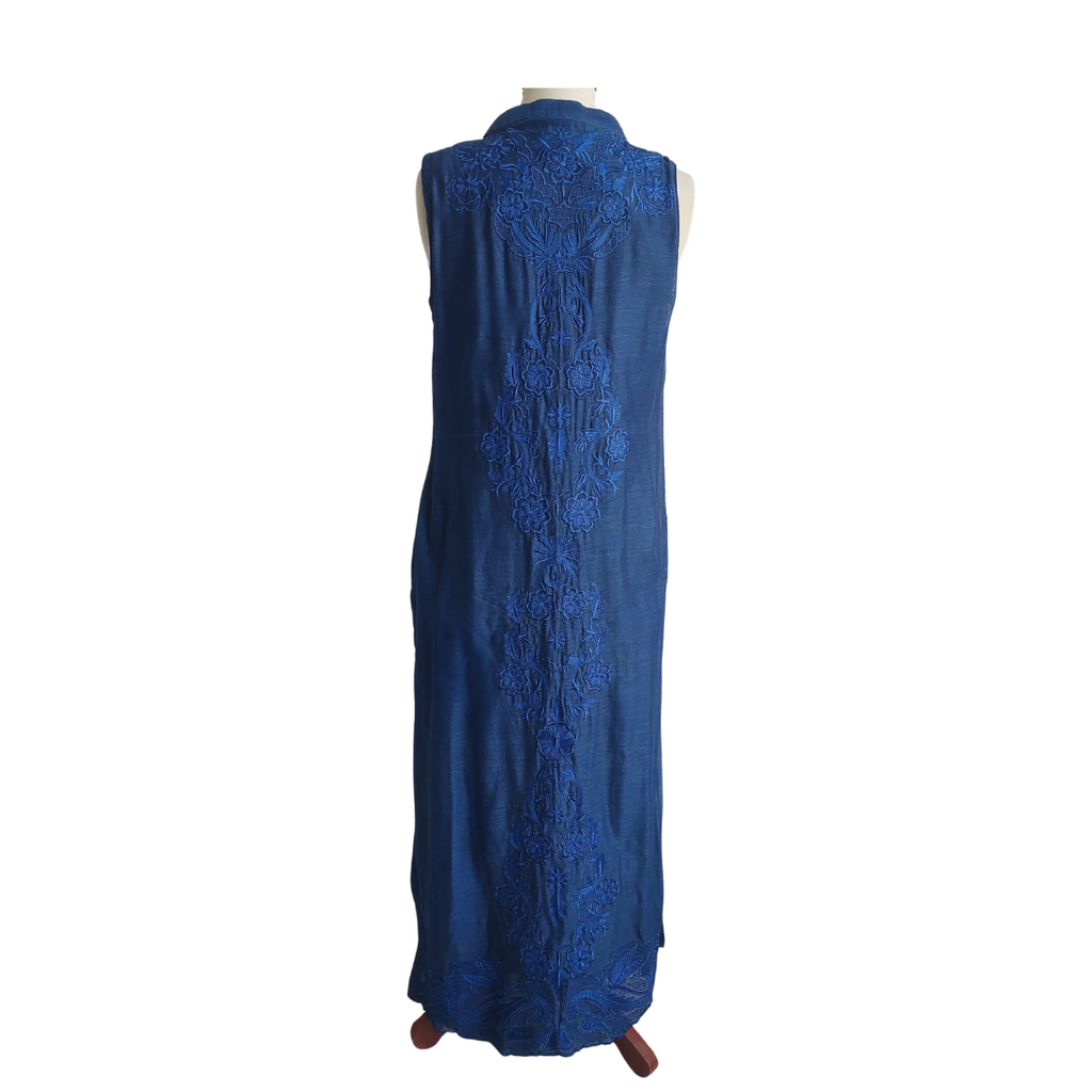 Ayesha Somaya Blue Embroidered Co-ord Set | Like New |
