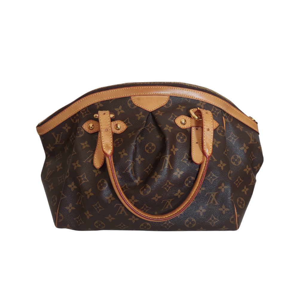 Louis Vuitton Brown Leather Monogram 'Tivoli GM' Bag | Pre Loved |