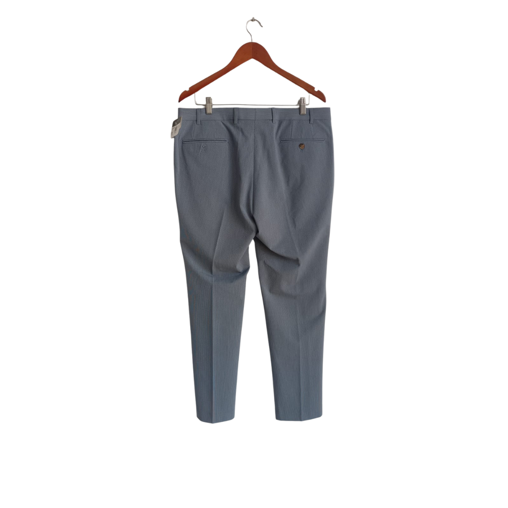 Ralph Lauren Men's Light Blue Check Print Formal Pants | Brand New |