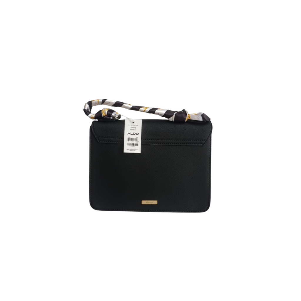 Aldo Black Leatherette Crioline Bag | Brand New |