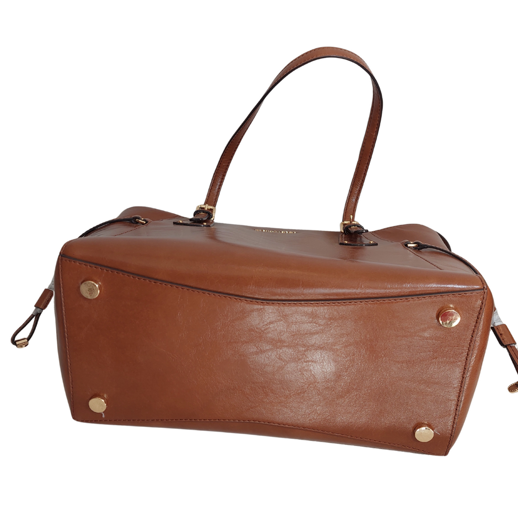 Michael Kors Tan VOYAGER Textured Tote Bag | Gently Used |