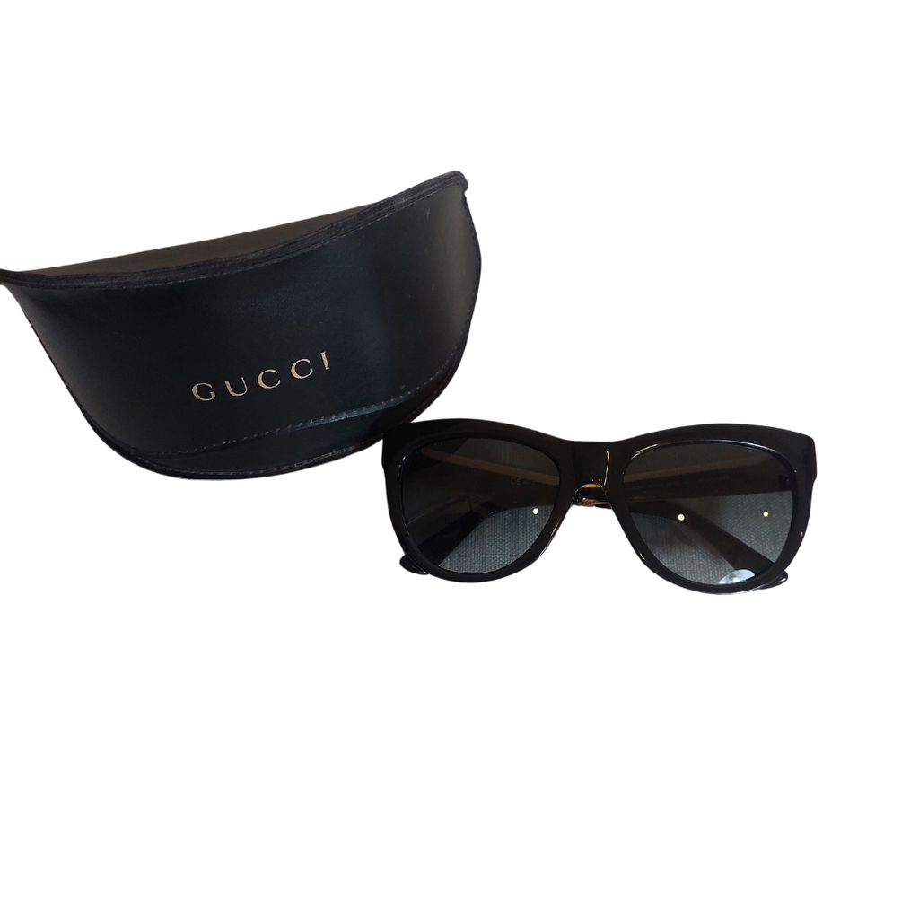 Gucci Black & Gold GG379/N/S Sunglasses | Gently Used |
