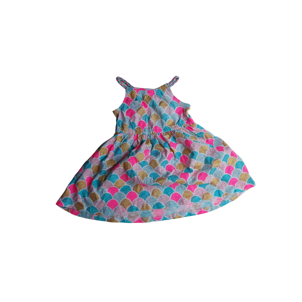 Carter's Multi Colour Printed Sleeveless Frock Set (24 Months) | Brand New |