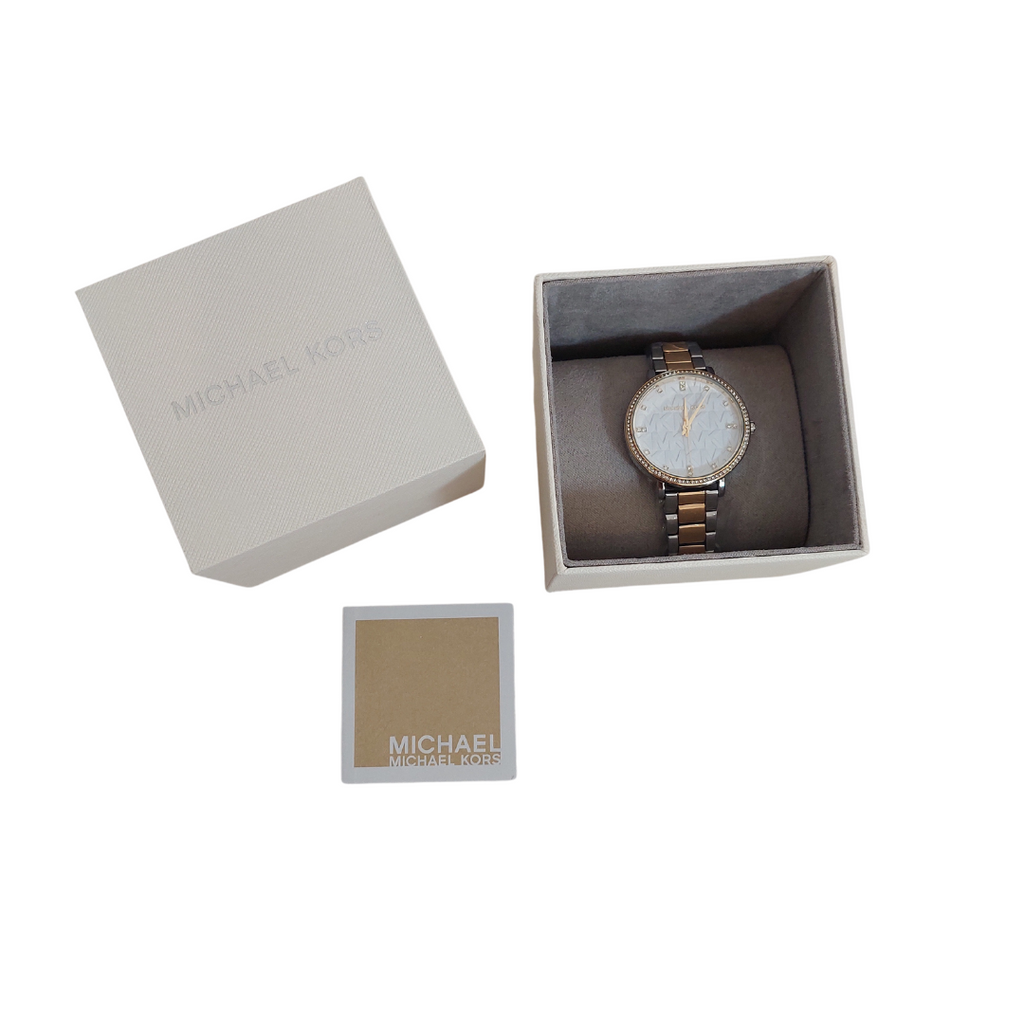 Michael Kors MK4595 Two-tone Piper Bracelet Watch | Brand New |