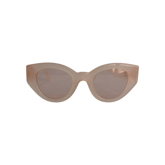 Burberry Light Pink Clear Checkered Meadow Sunglasses | Gently Used |