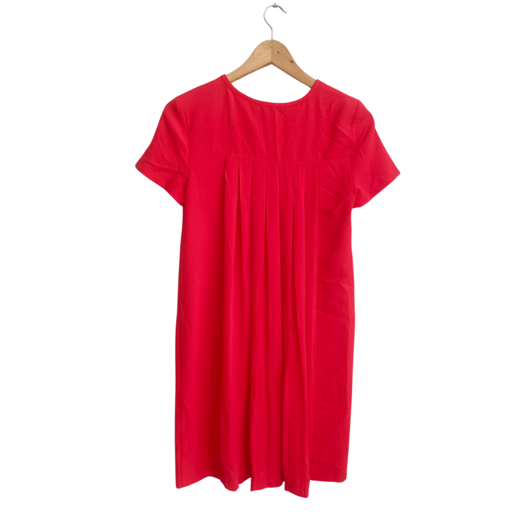 Zara Red Short Sleeve Short Dress | Pre Loved |