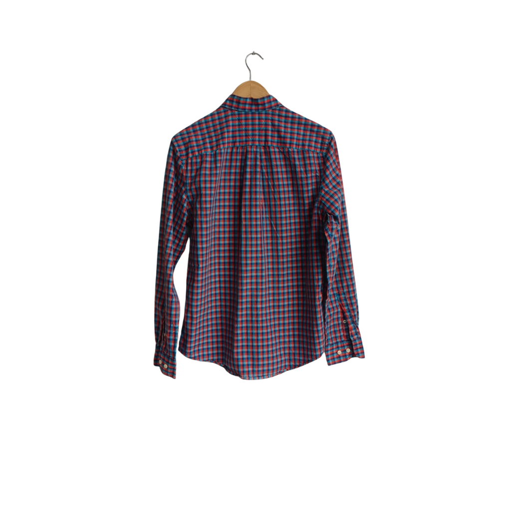 Tommy Hilfiger Men's Multi Colour Check Print Collared Shirt | Like New |