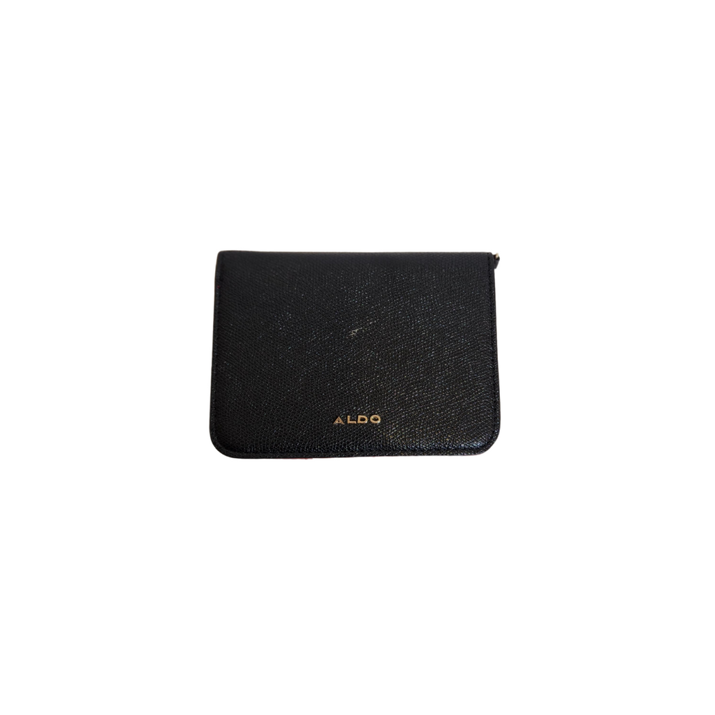 ALDO Black & Red Foldover wallet | Pre Loved |