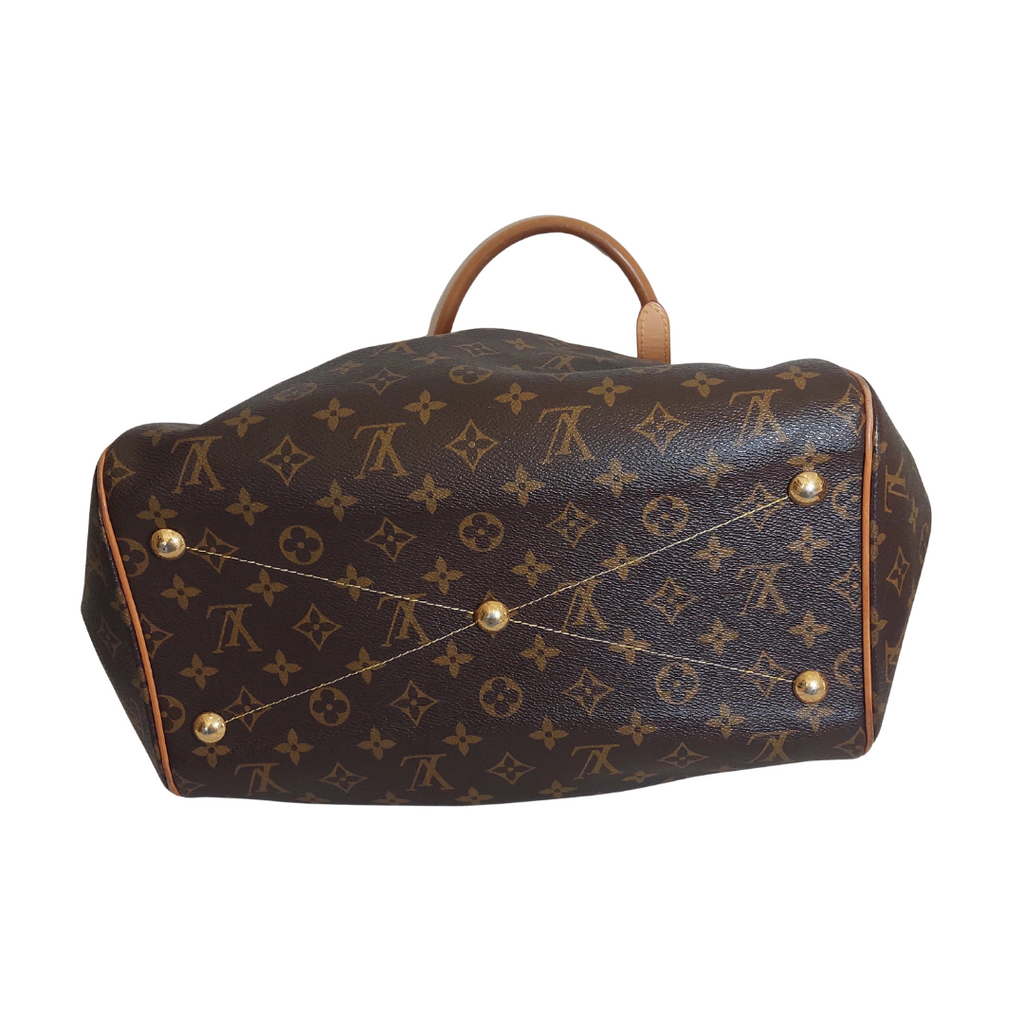 Louis Vuitton Brown Leather Monogram 'Tivoli GM' Bag | Pre Loved |