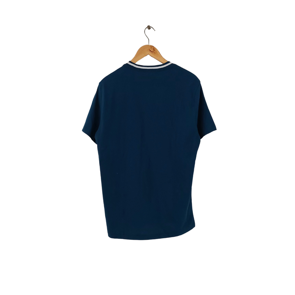Michael Kors Navy Men's Modern-Fit Paisley Aviators Graphic T-Shirt | Like New |