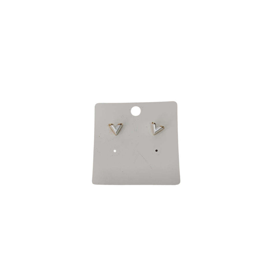 Louis Vuitton Gold V Stud Earrings | Gently Used |