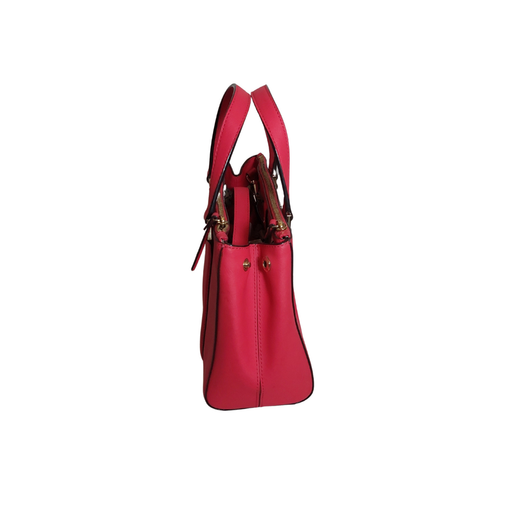 Kate Spade Bright Pink Leather Newbury Lane Satchel Bag | Pre Loved |