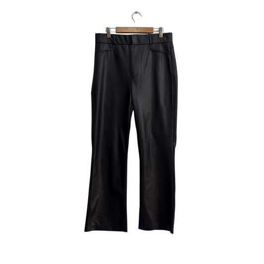 Zara Black Leather Pants | Gently Used |