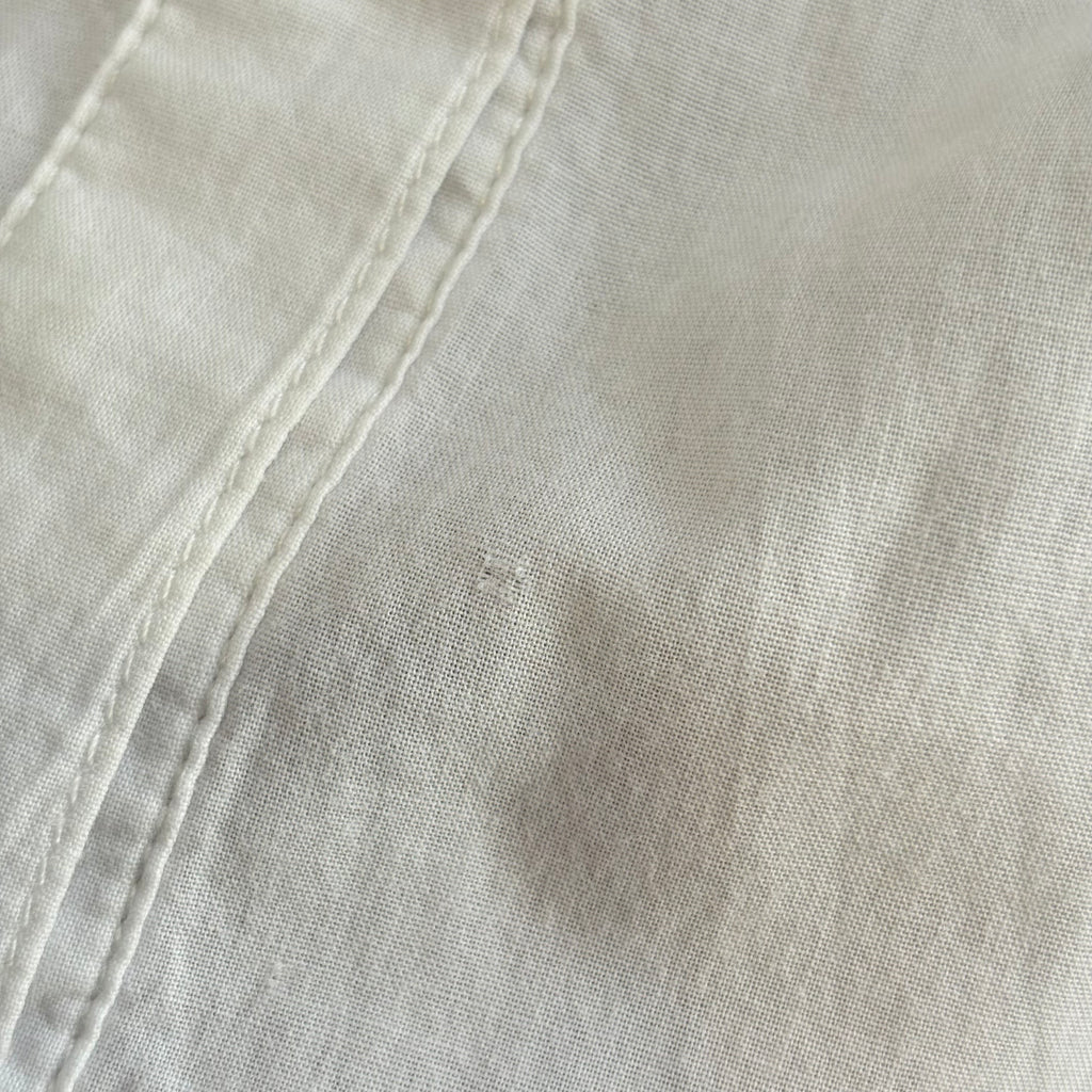 H&M White Button Down Collared Shirt | Gently Used |