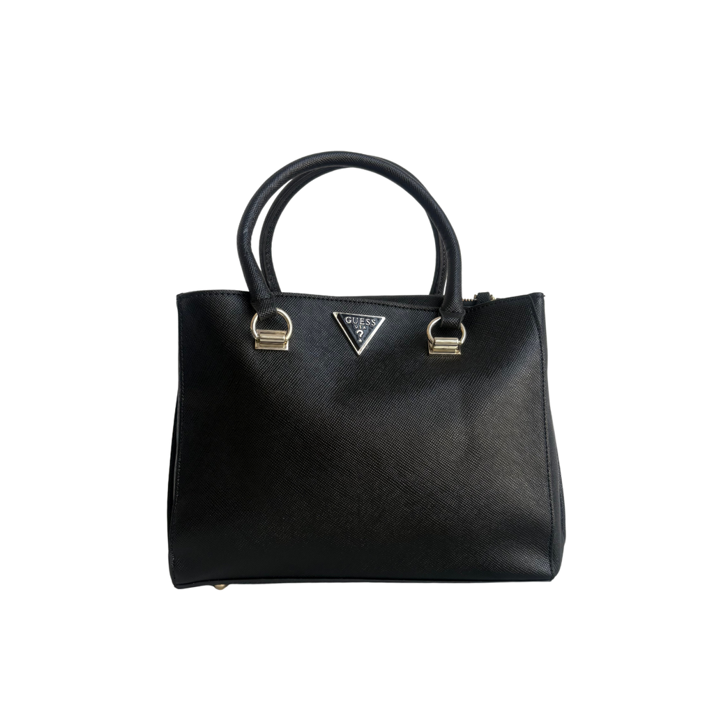 Guess Black Noelle Girlfriend Satchel Bag | Gently Used |