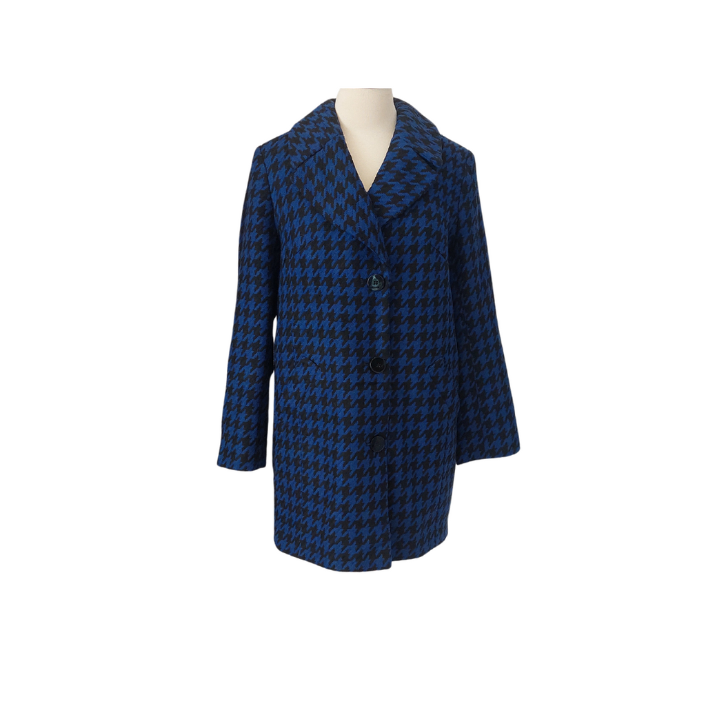 The Collection By Debenhams Blue & Black Printed Winter Coat | Pre Loved |