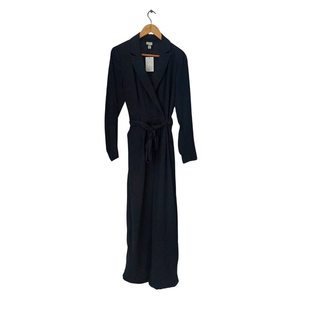 A.New.Day Black Collared Jumpsuit | Brand New |