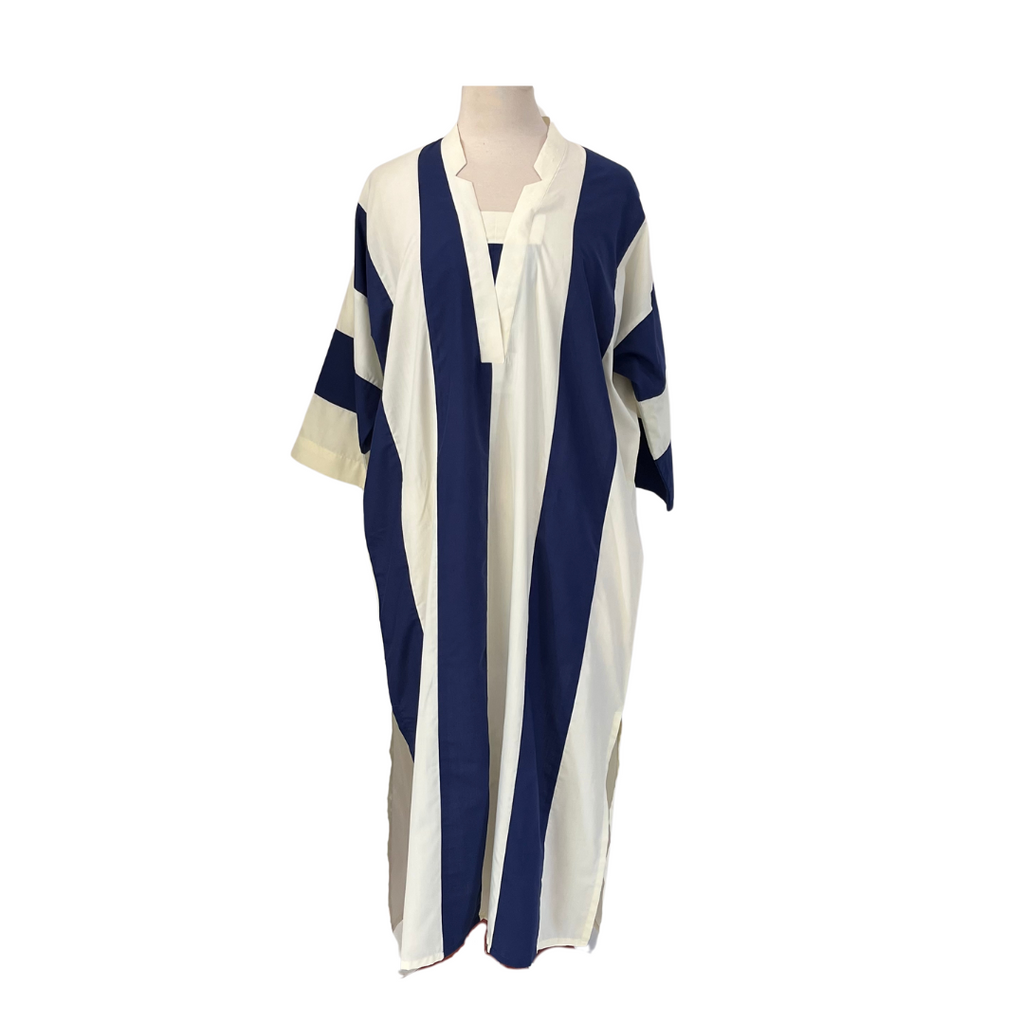 Solids Off White & Blue Co-Ord Set | Pre Loved |
