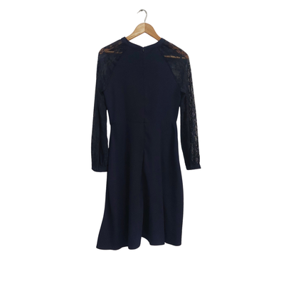 Dorothy Perkins Navy Blue Midi Dress | Brand New |