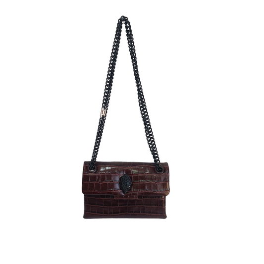 Kurt Geiger London Burgundy Shoreditch Shoulder Bag | Like New |