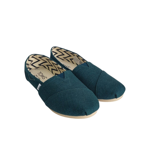 TOMS Stormy Green Alpargata Loafers | Gently Used |