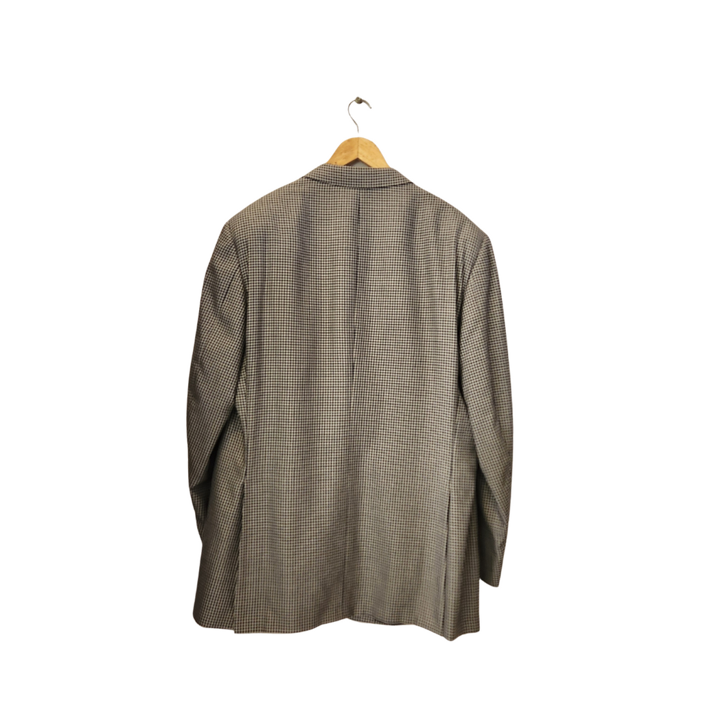 Corneliani Men's Silk & Wool Checked Blazer | Gently Used |