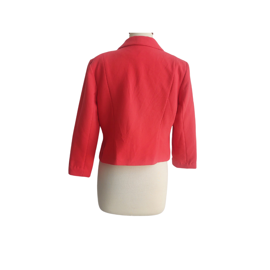 F&F Red Open Coat | Pre Loved |