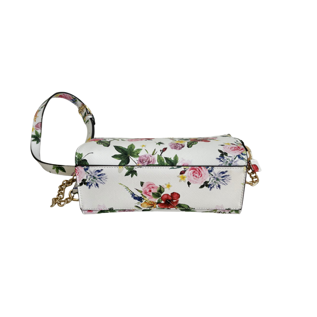 Steve Madden White Floral Blexi Adjustable Crossbody Bag | Brand New |
