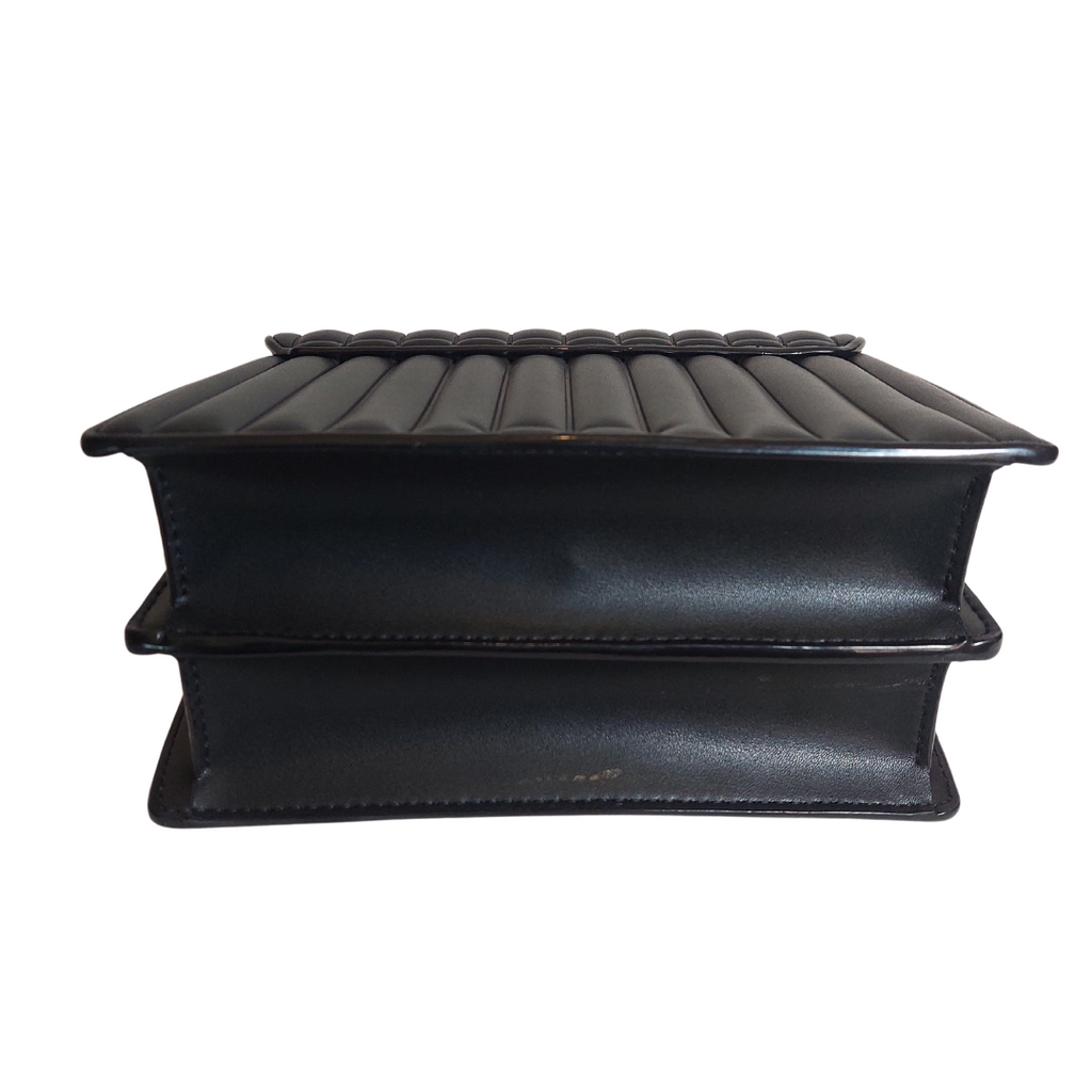 Charles & Keith Black Panelled Handle Bag | Pre Loved |