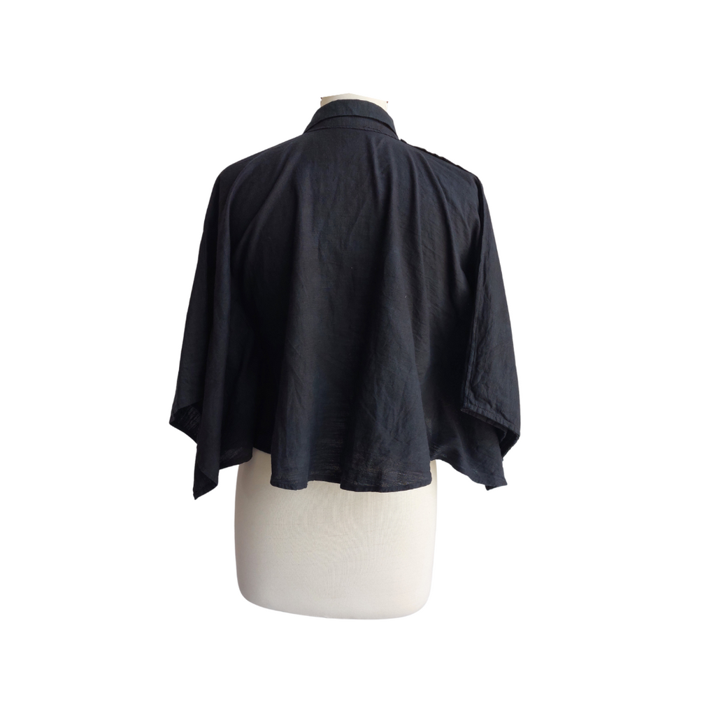 ZARA Black Poncho Top | Pre Loved |